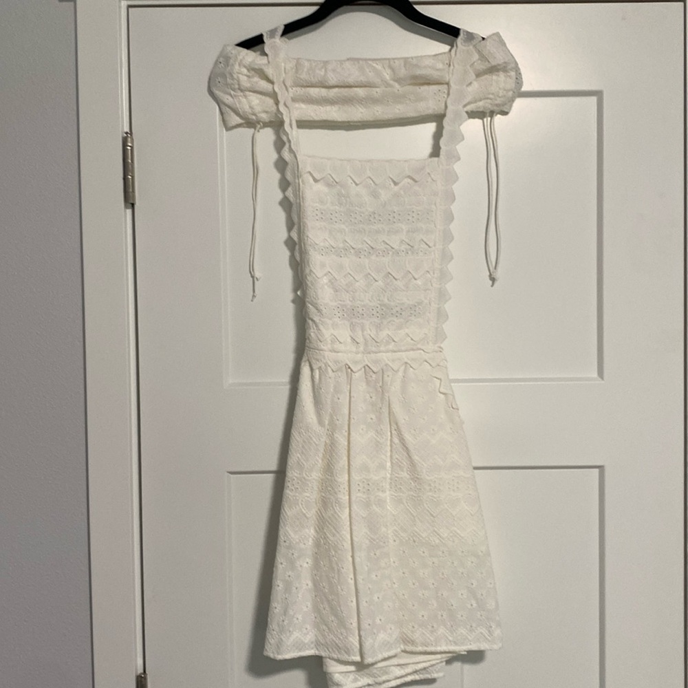For love and lemons overall dress